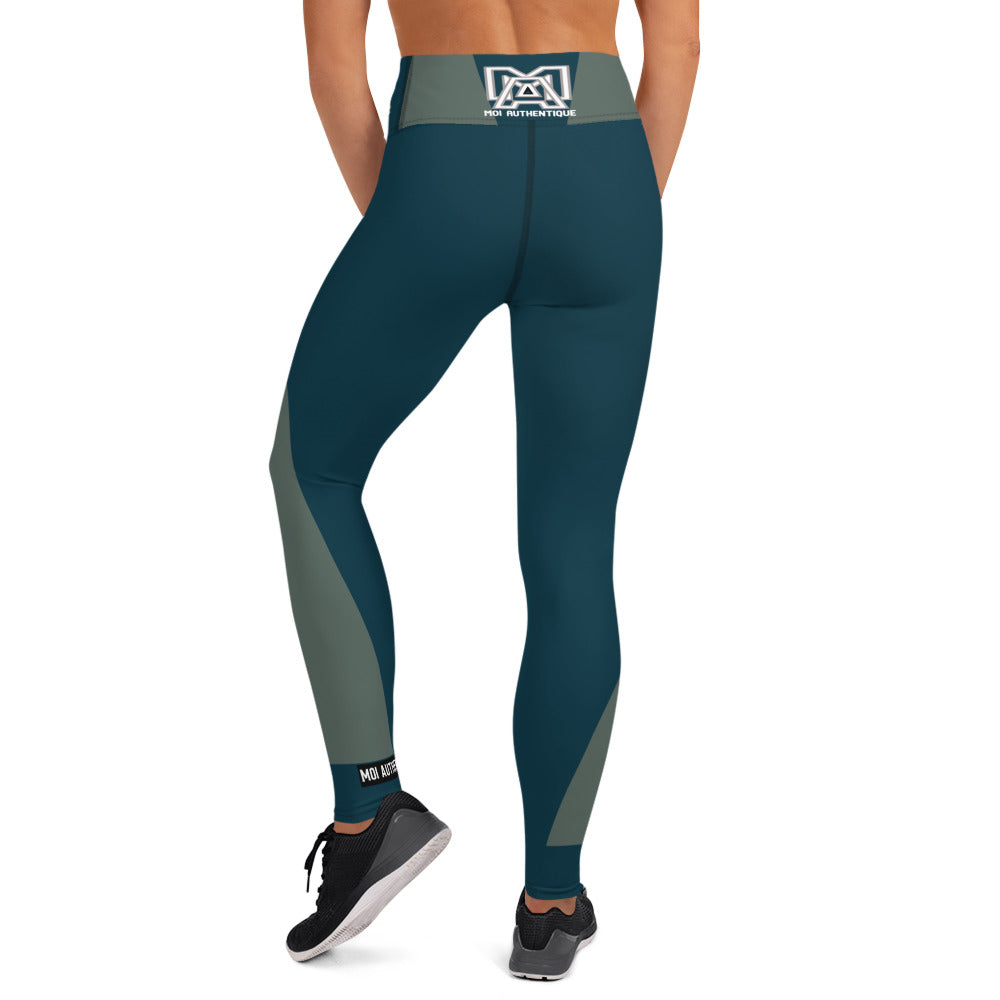 Moi Authentique two tone Yoga Leggings