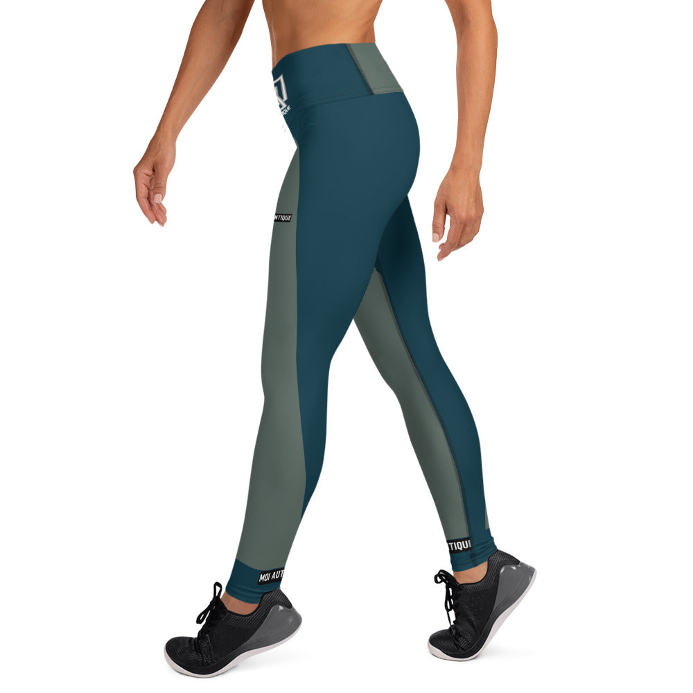 Moi Authentique two tone Yoga Leggings