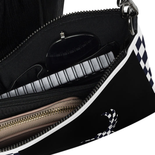 Mockup product with view inside the bag