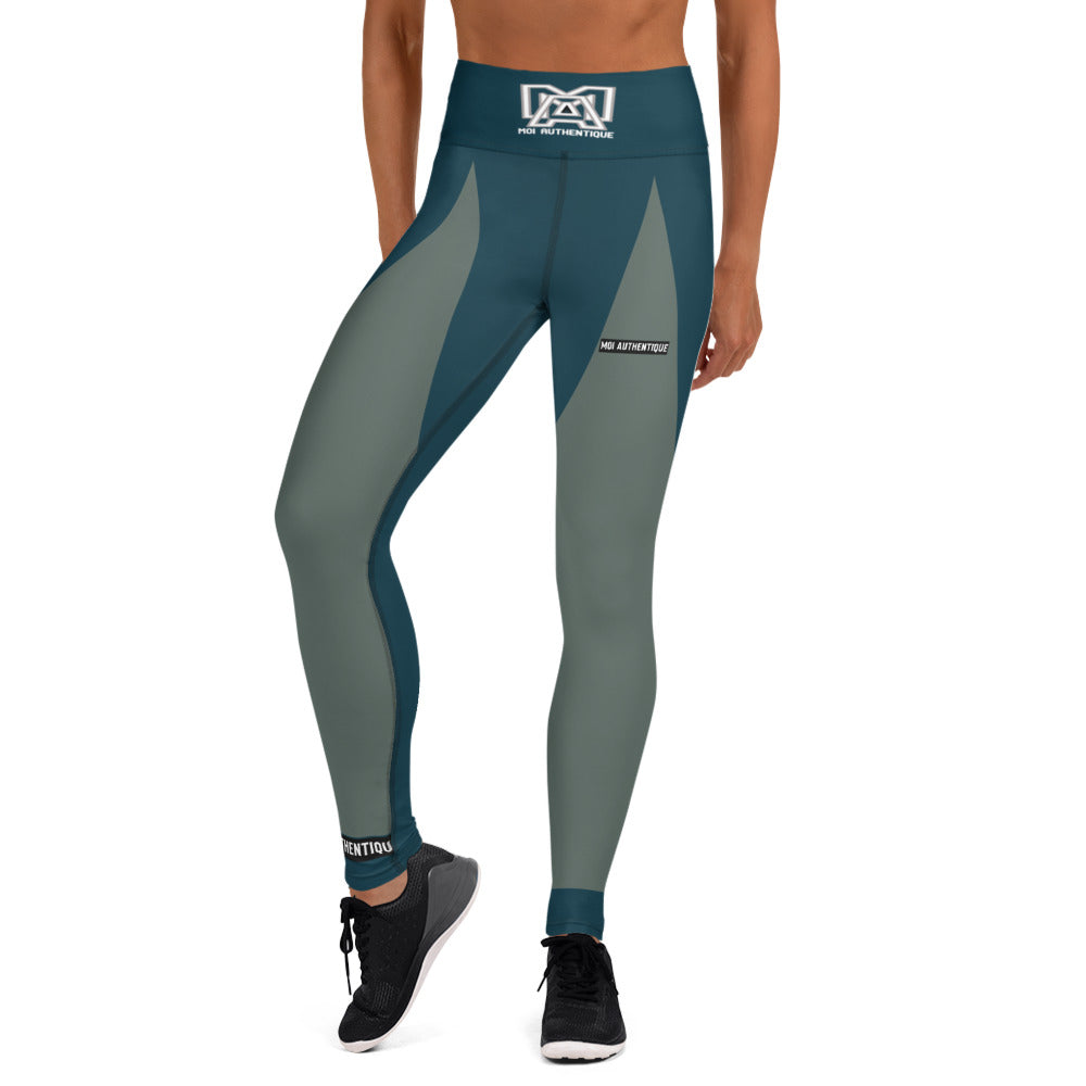 Moi Authentique two tone Yoga Leggings