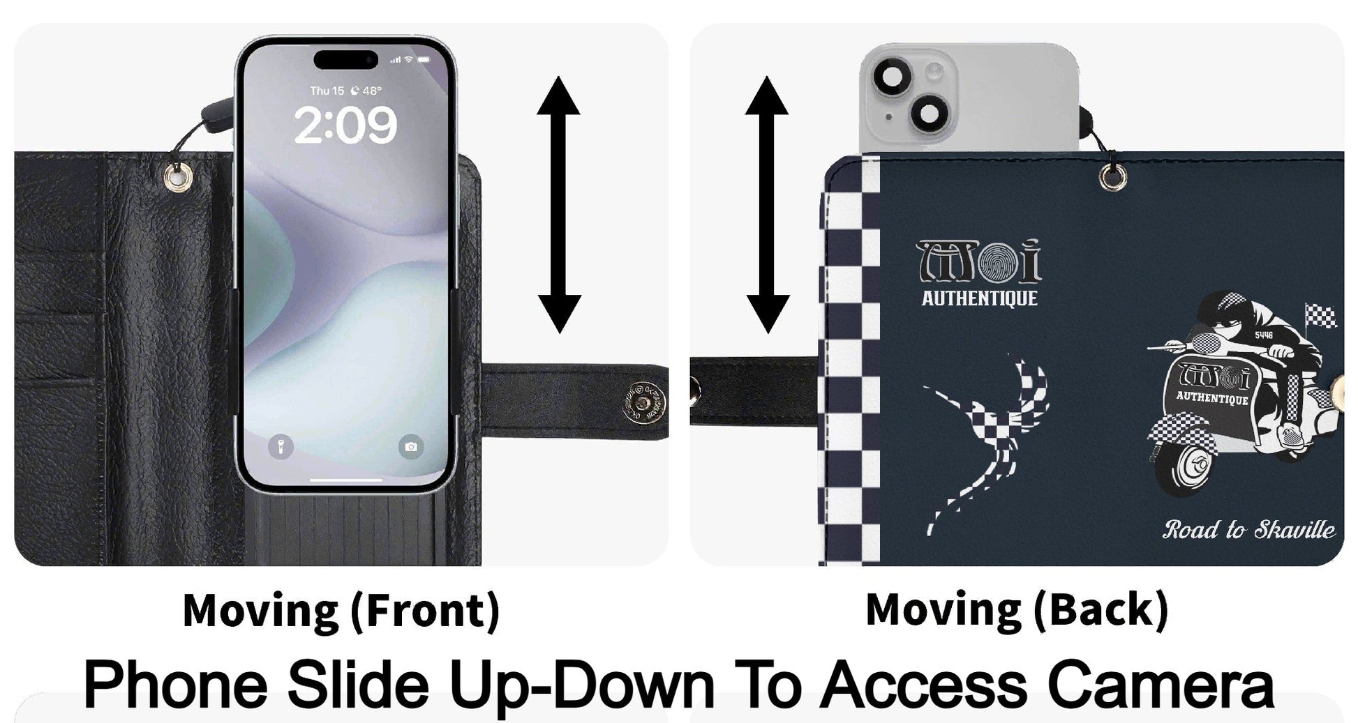 Image showing inside nd outside of phone case.